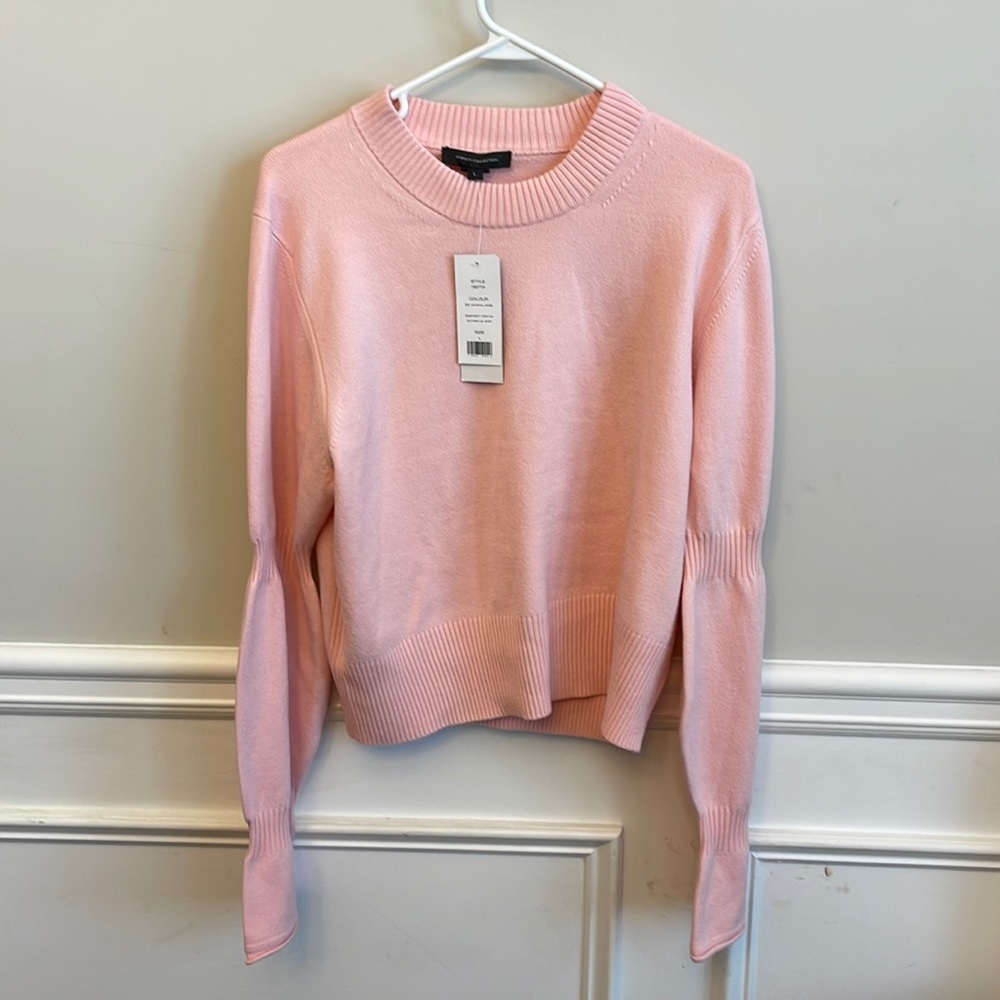 NWT French connection pink sweater